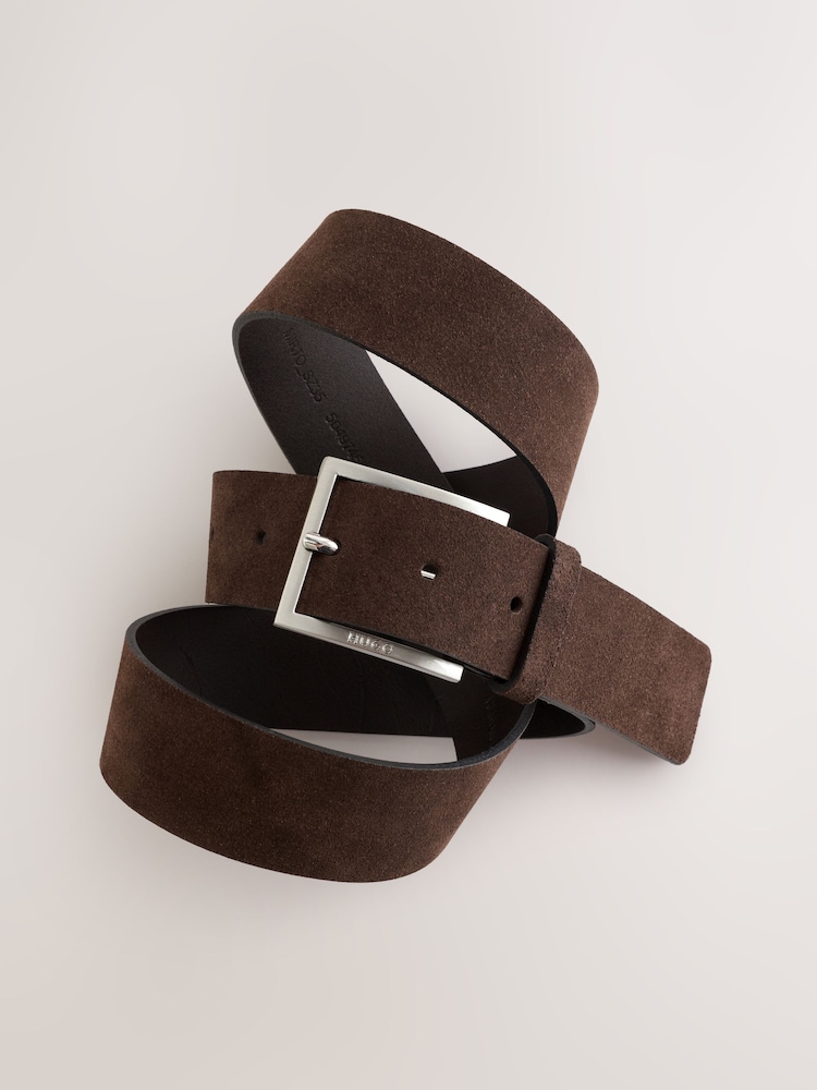 HUGO Brown Mirto Belt - Image 2 of 3 HUGO Brown Mirto Belt - Image 2 of 3