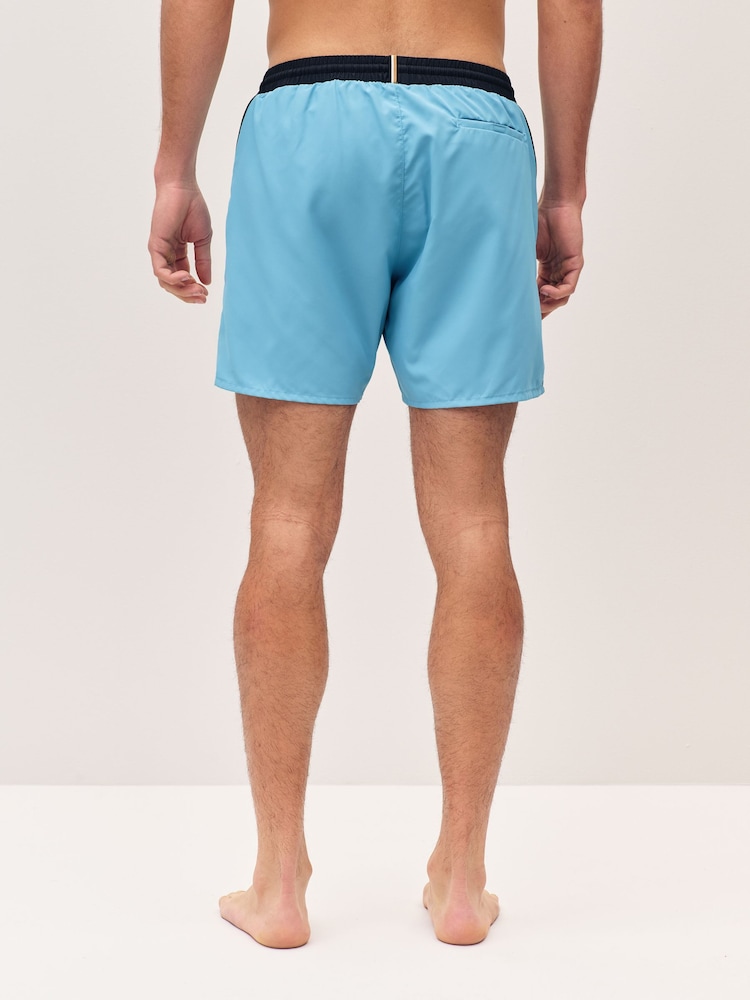BOSS Blue Sky Starfish Quick Dry Swim Shorts - Image 2 of 4 BOSS Blue Sky Starfish Quick Dry Swim Shorts - Image 2 of 4