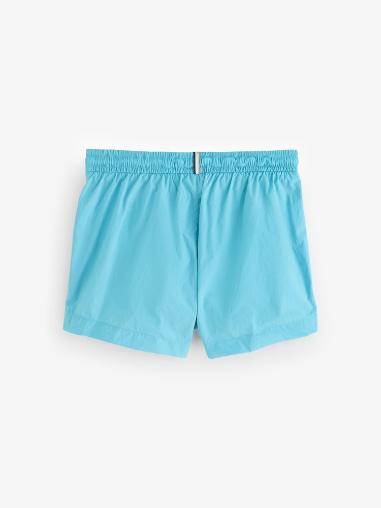 BOSS Blue Mooneye Logo Swim Shorts - Image 2 of 4