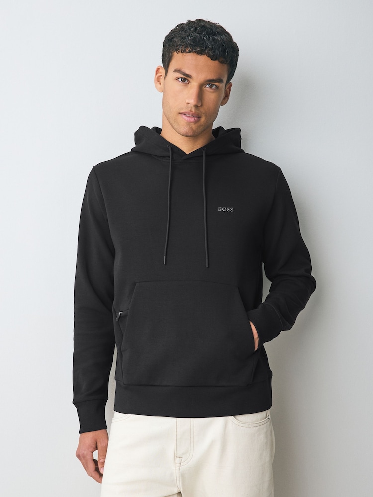 BOSS Black Regular-Fit Logo Hoodie - Image 1 of 1