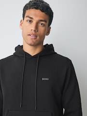 BOSS Regular Fit com logotipo Hoodie - Imagem 3 de 5