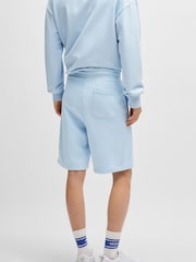 HUGO Blue Logo Sweat 100% Cotton  Shorts - Image 2 of 5
