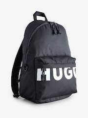 HUGO Black Logo Rucksack - Image 2 of 5