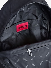 HUGO Black Logo Rucksack - Image 4 of 5