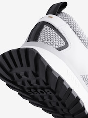 BOSS White Jonah Logo Trainers - Image 4 of 4