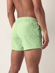 HUGO Green Logo Swim Shorts - Image 2 of 4