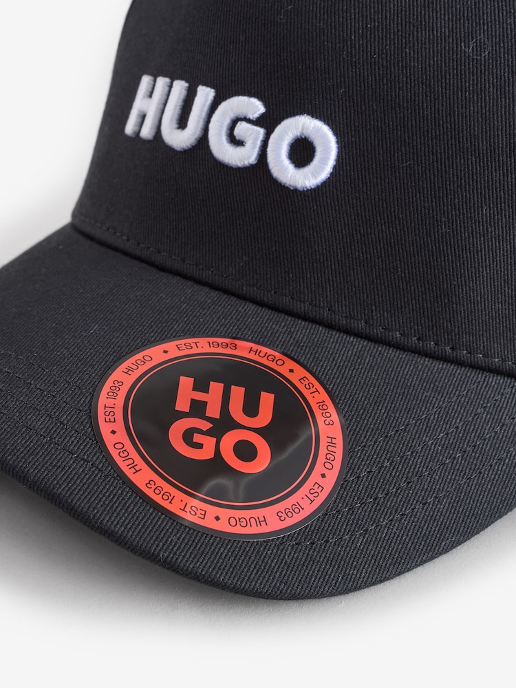 HUGO Black Logo Cap - Image 2 of 3