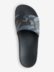 BOSS Grey Logo Sliders - Image 2 of 4
