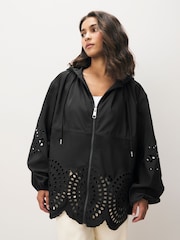 BOSS Black Scalloped Rain Jacket - Image 1 of 5
