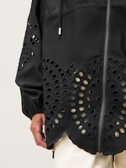 BOSS Black Scalloped Rain Jacket - Image 3 of 5