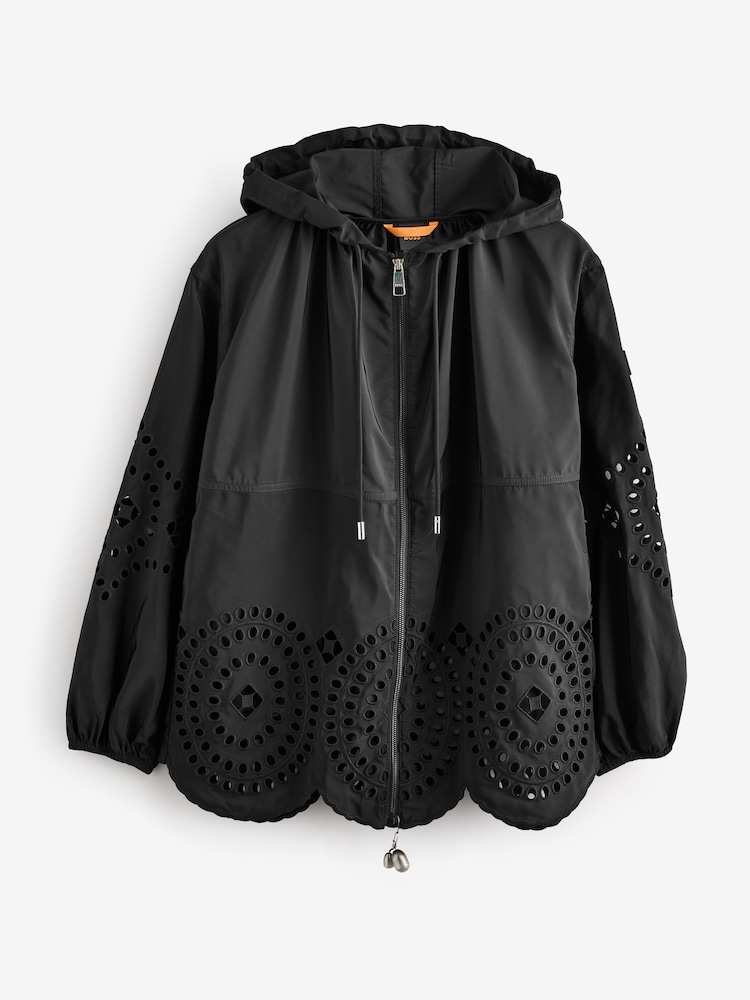 BOSS Black Scalloped Rain Jacket - Image 5 of 5