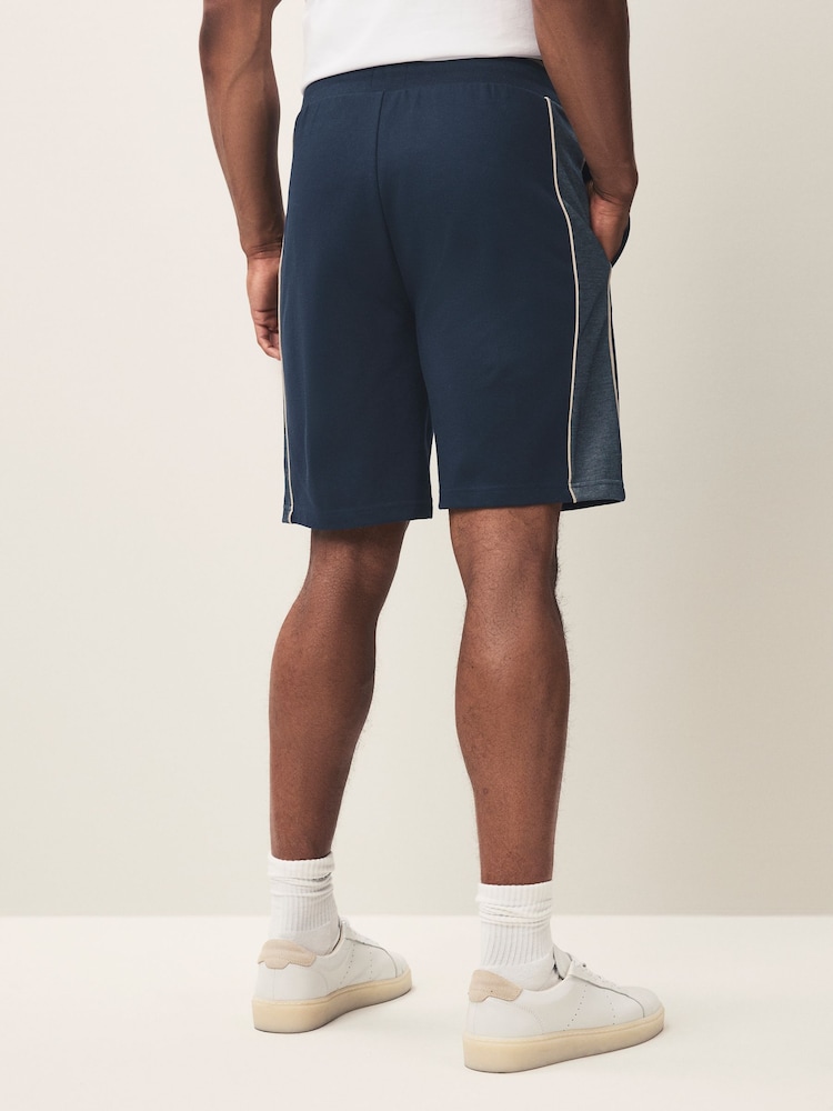 Azul - BOSS Side Panel Detail Logo Shorts - Imagen 2 de 4