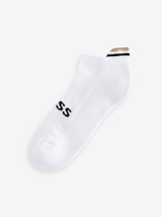 BOSS White Logo Socks 2 Pack - Image 4 of 5