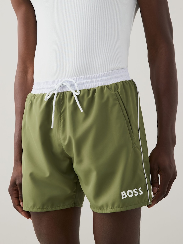 BOSS Green Starfish Quick Dry Swim Shorts - Image 1 of 11 BOSS Green Starfish Quick Dry Swim Shorts - Image 1 of 11