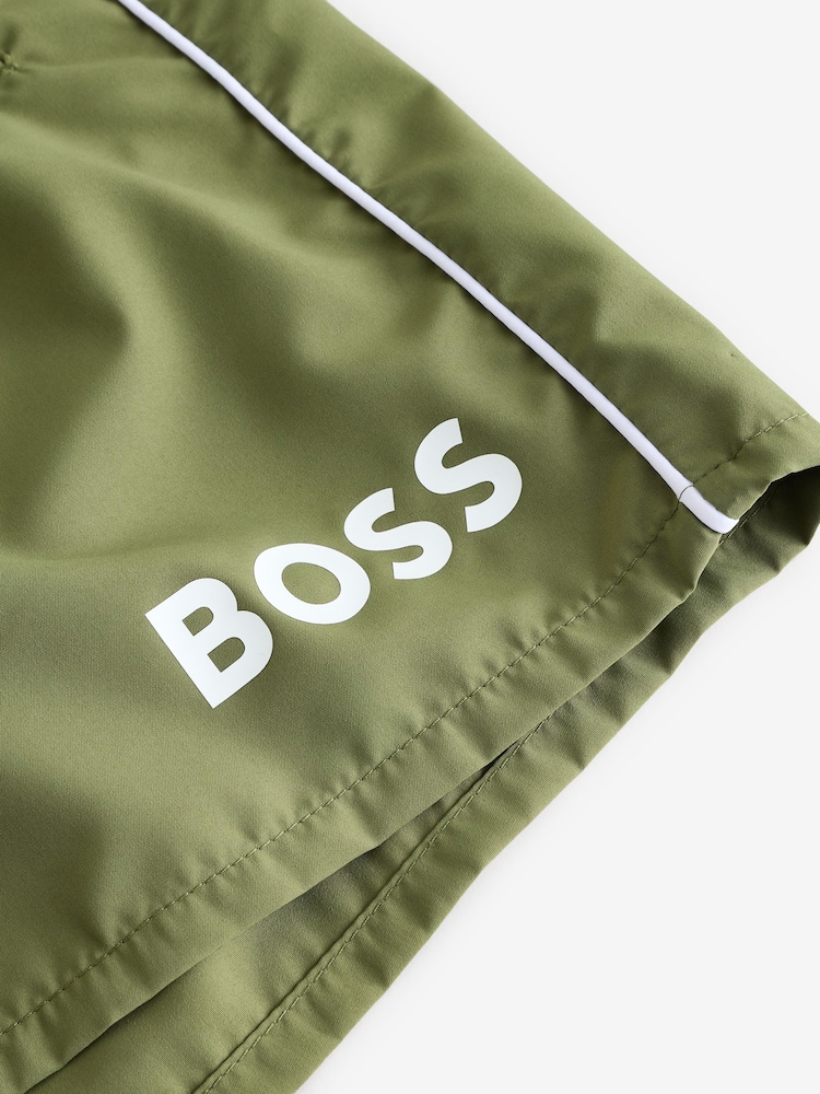BOSS Green Mooneye Logo Swim Shorts - Image 8 of 11