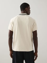 BOSS Regular Fit Paddy Contrast Collar Polo Shirt - Image 2 of 5