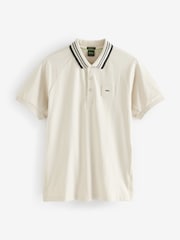 BOSS Regular Fit Paddy Contrast Collar Polo Shirt - Image 5 of 5