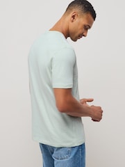 BOSS Blue Regular Fit Logo T-Shirt - Image 2 of 6