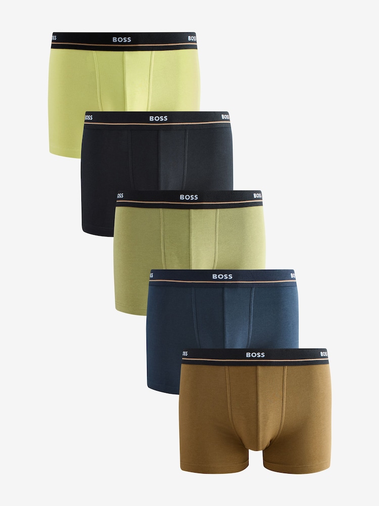 BOSS Black Logo Boxers 5 Pack - Image 1 of 8