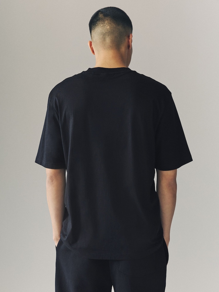HUGO Graphic Logo 100% Cotton T-Shirt - Imagen 2 de 4