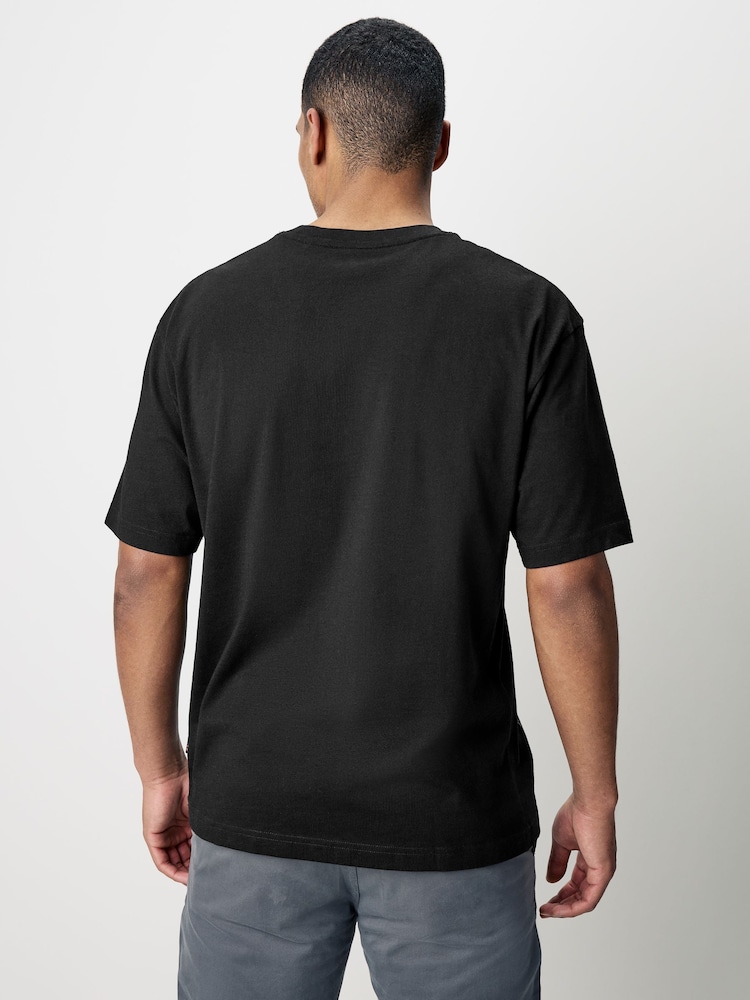 BOSS Black Relaxed Fit Graphic 100% Cotton T-Shirt - Image 2 of 5