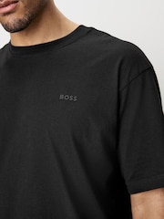 BOSS Black Relaxed Fit Graphic 100% Cotton T-Shirt - Image 3 of 5