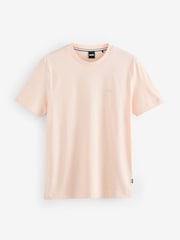 BOSS Orange Regular Fit Thompson Logo 100% Cotton T-Shirt - Image 5 of 5