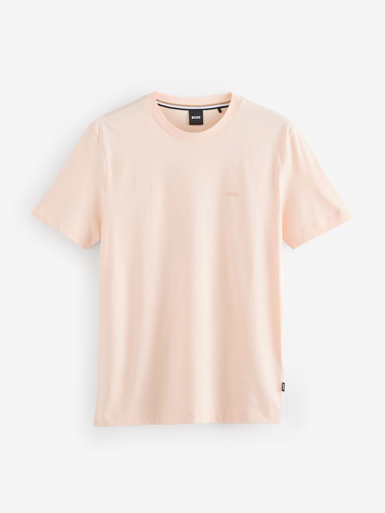 BOSS Orange Regular Fit Thompson Logo 100% Cotton T-Shirt - Image 5 of 5