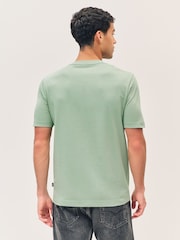 BOSS Green Regular Fit Thompson Logo 100% Cotton T-Shirt - Image 2 of 5