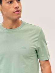BOSS Green Regular Fit Thompson Logo 100% Cotton T-Shirt - Image 3 of 5