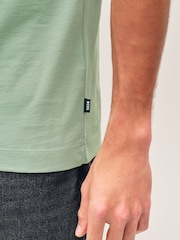 BOSS Green Regular Fit Thompson Logo 100% Cotton T-Shirt - Image 4 of 5