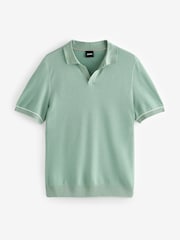 BOSS Green Trophy Neck Polo Shirt - Image 1 of 1