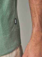 BOSS Green Trophy Neck Polo Shirt - Image 4 of 5