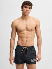 BOSS Mooneye Logo Swim Shorts - Imagen 1 de 3