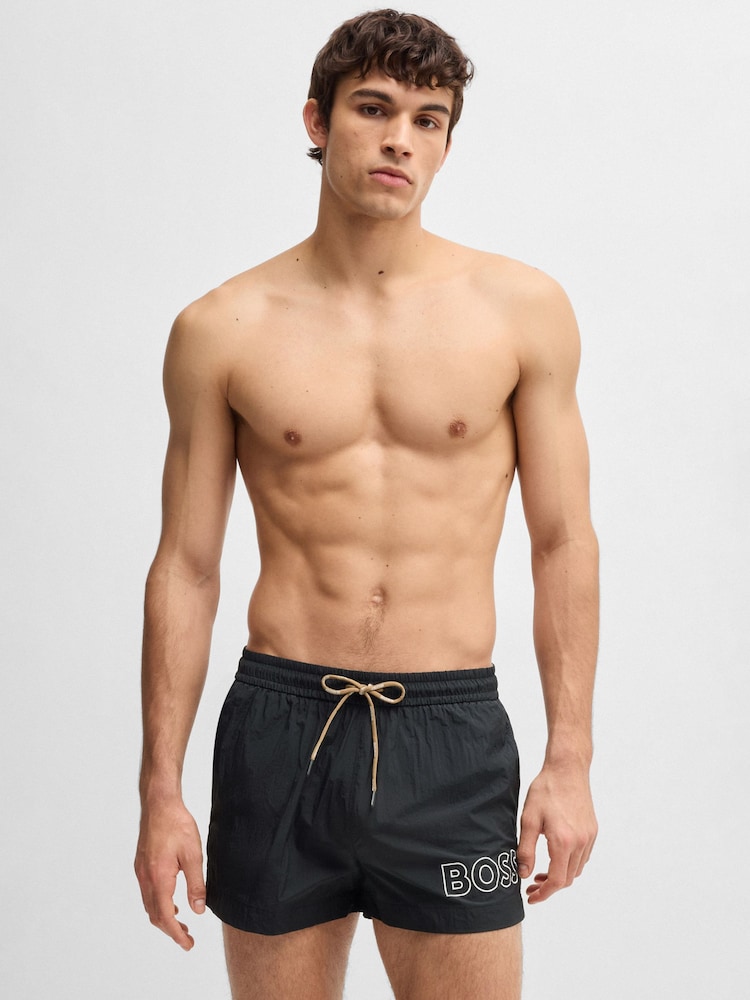 BOSS Mooneye Logo Swim Shorts - Imagen 1 de 3
