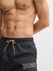 BOSS Mooneye Logo Swim Shorts - Imagen 2 de 3