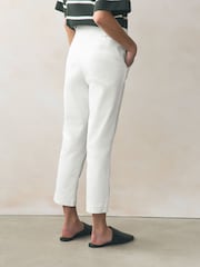 BOSS White Slim Fit Tapri Stretch Trousers - Image 2 of 5