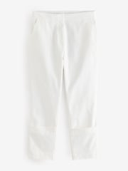 BOSS White Slim Fit Tapri Stretch Trousers - Image 5 of 5