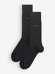BOSS Black Logo Socks 2 Pack - Image 1 of 4