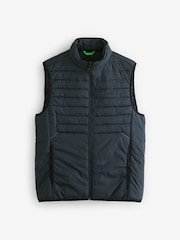 BOSS Blue Regular Fit Thor Water Repellent Gilet - Image 1 of 1