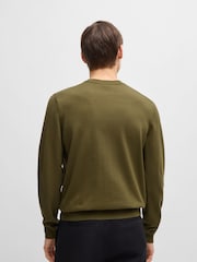 BOSS Green Regular-Fit Logo Jumper - Image 2 of 6
