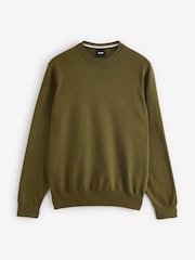 BOSS Green Regular-Fit Logo Jumper - Image 5 of 6