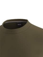 BOSS Green Regular-Fit Logo Jumper - Image 6 of 6