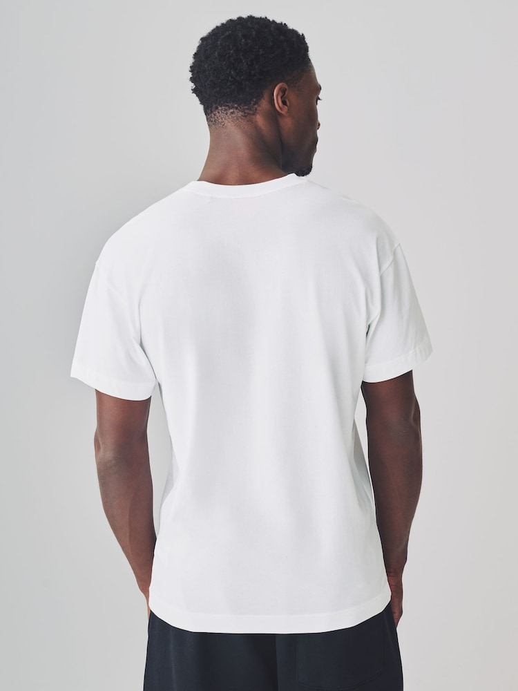 HUGO Natural Lounge T-Shirt - Image 2 of 4