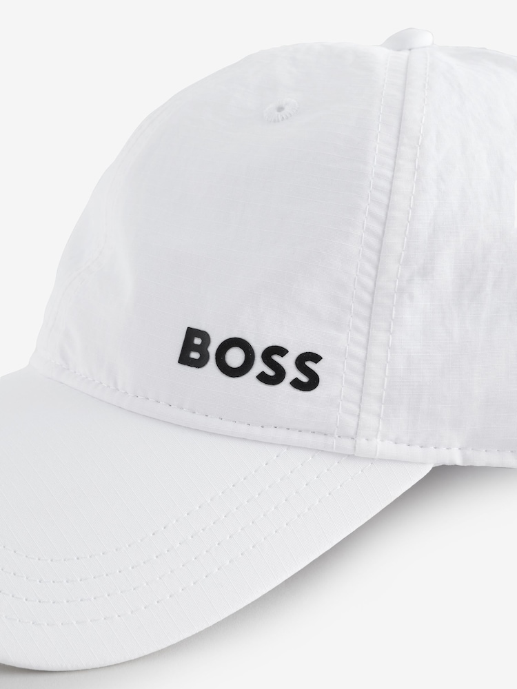 Бежевый - Кепка с логотипом BOSS Golf - Изображение 3 из 3