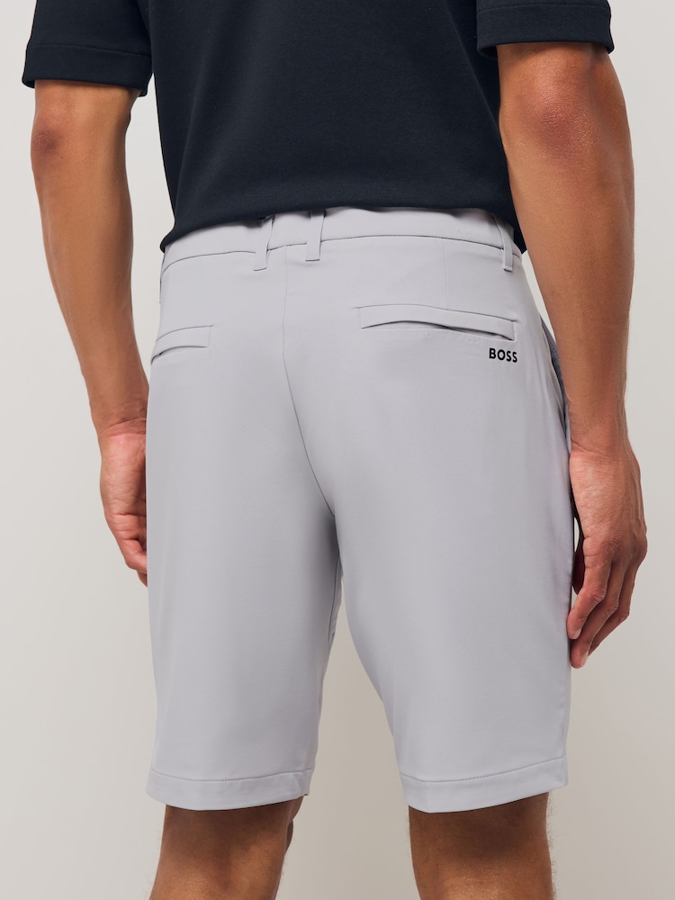 Серый - BOSS Slim Fit Shorts - Изображение 2 из 6
