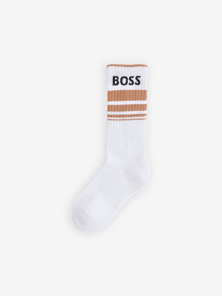 BOSS Stripe Detail Logo Socks 3 Pack - Bild 2 von 5