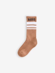 BOSS Stripe Detail Logo Socks 3 Pack - Bild 3 von 5