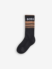 BOSS Stripe Detail Logo Socks 3 Pack - Bild 4 von 5