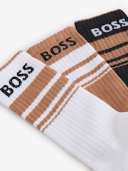 BOSS Stripe Detail Logo Socks 3 Pack - Bild 5 von 5
